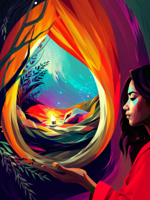 Reflections of Imagination: A Dreamlike Journey Through the Portal