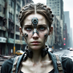 Cybernetic Augmentation in a Dystopian Urban Future: A Cyberpunk Vision of Human Enhancement