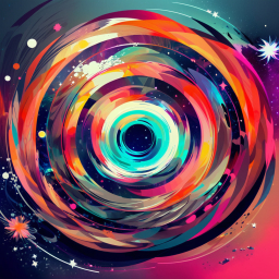 Cosmic Spiral: A Vibrant Journey into the Energetic Void