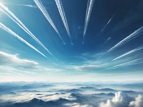 High-Speed Aerial Journey: A Dynamic View of Earth from Above