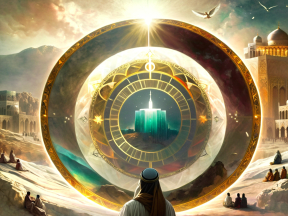 Enigmatic Portal: A Mystical Journey Through Cosmic Ruins