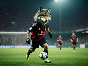 ¡El Lobo Rojo Devora la Cancha! 🐺⚽🔴⚫