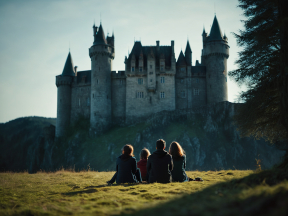 A Serene Day Out: Enjoying Nature and the Majesty of a Grand Castle