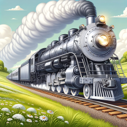 Majestic Steam Locomotive in Motion: A Nostalgic Journey Through the Golden Age of Railways