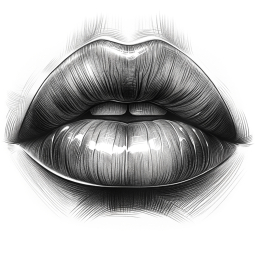 Close-Up Realism: Detailed Study of Natural Lips
