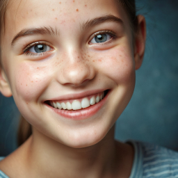 Radiant Smile: A Portrait of Joy and Warmth