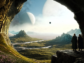 Caverna aliena panoramica