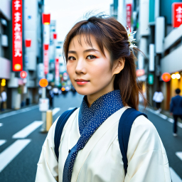 Traditional Elegance Meets Urban Japan: A Glimpse of Kimono Culture on City Streets