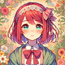 Springtime Reverie: A Vibrant Portrait of Youth and Nostalgia