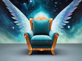 Ethereal Wings: A Celestial Throne Amidst the Cosmos