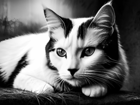 Resting Calico Cat: A Glimpse of Nature's Unique Feline Beauty