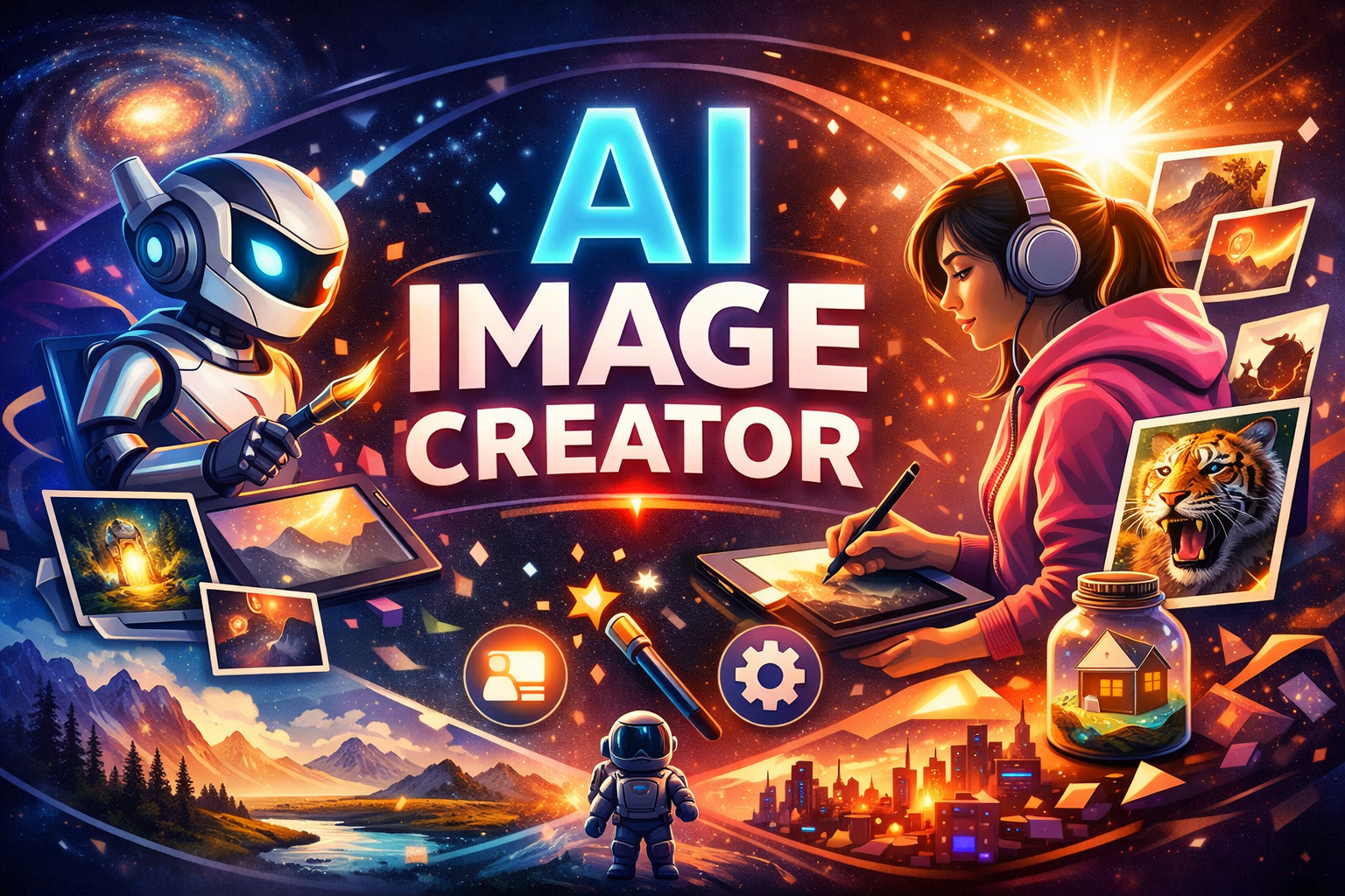 I am passionate about turning ideas into visually striking images. I create a mix of surreal scenes, vibrant portraits, and unexpected concepts designed to spark curiosity and inspiration.